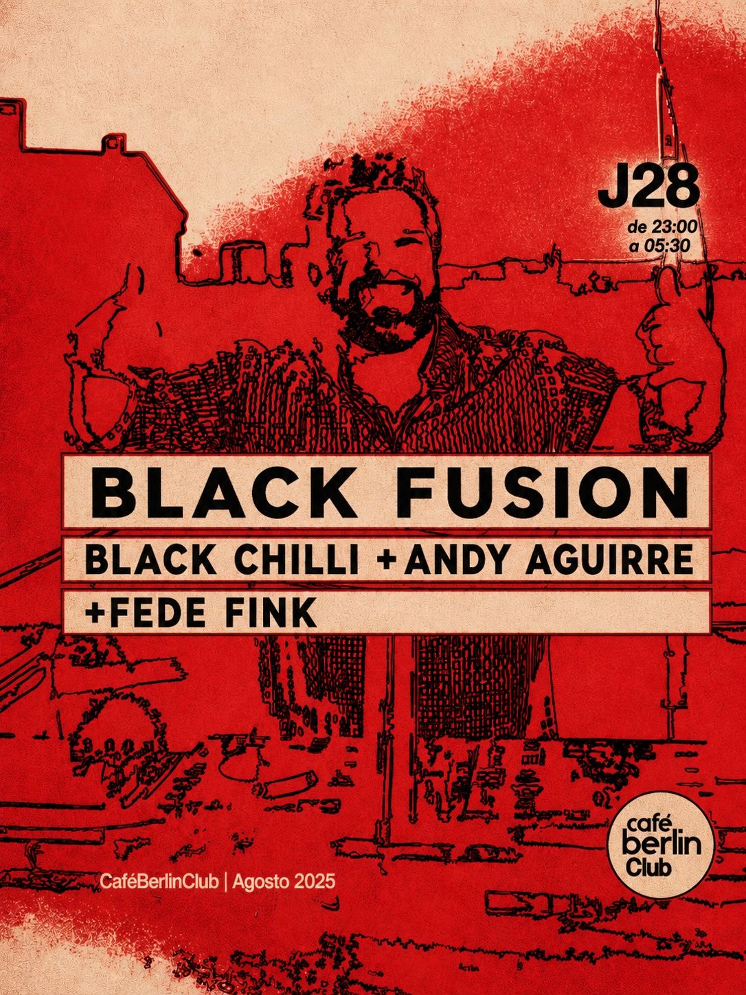 Cartel de Primera Black Fusion, 28 de agosto de 2025