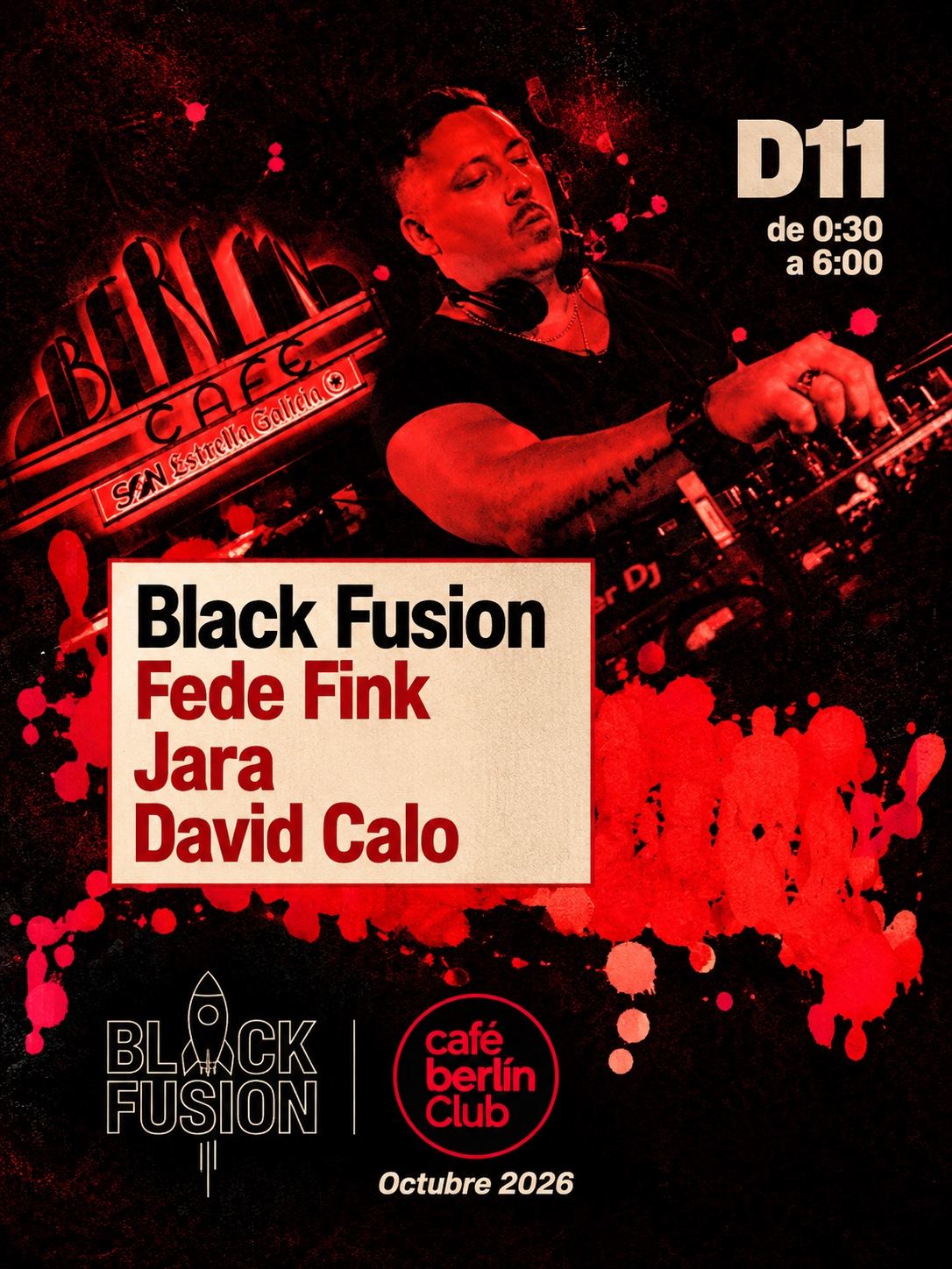 Fede Fink · Black Fusion 11 de octubre de 2026
