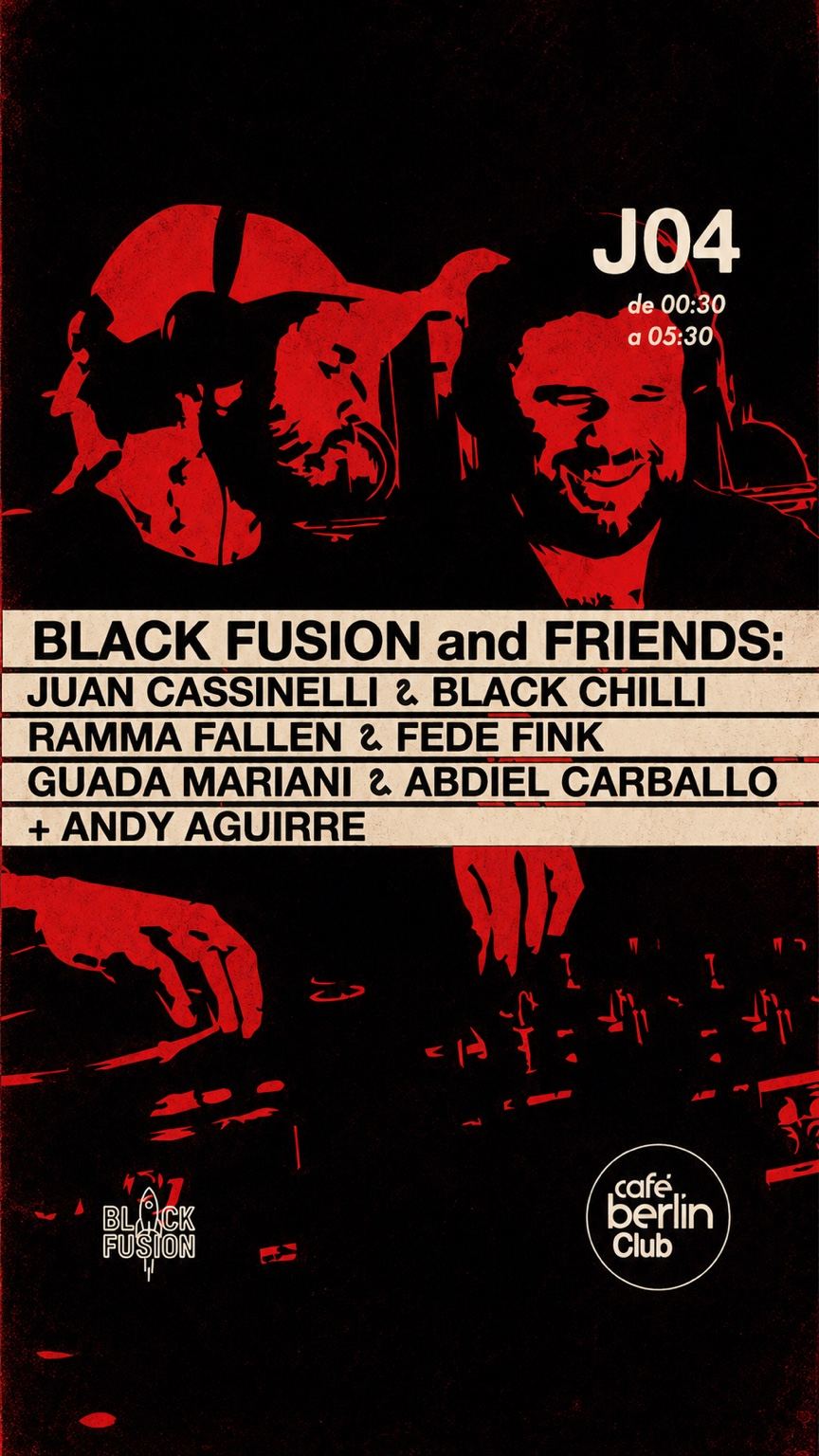 Cartel de Black Fusion & Friends, 4 de junio de 2026