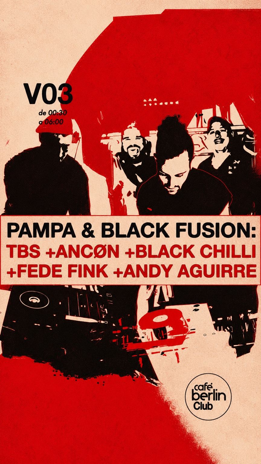 Cartel de Pampa x Black Fusion, 3 de abril de 2026