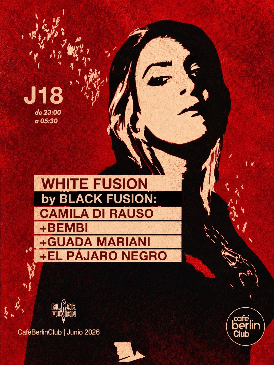 Cartel de White Fusion, 18 de junio de 2026